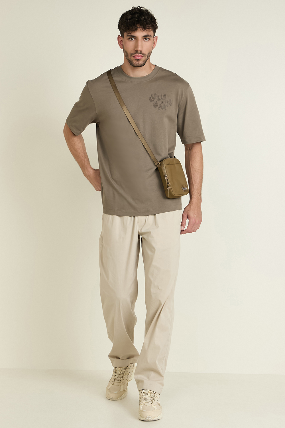 Heavyweight Cotton Jersey T-Shirt Embroider LULULEMON